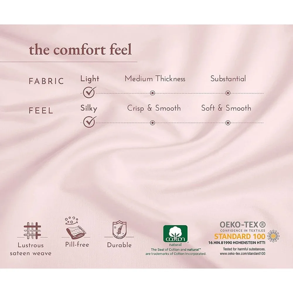 New California Design Den - California King Size Bed Sheets Soft 100% Cotton Coo - Picture 4 of 8